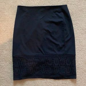 Talbots business black skirt